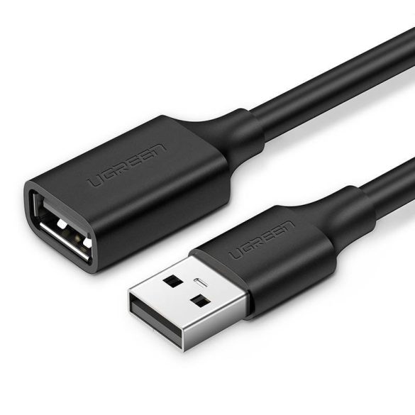 UGREEN US103 USB 2.0 hosszabbító kábel, 1 m (fekete)
