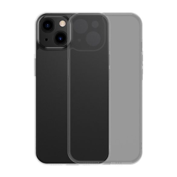 Baseus Frosted Glass iPhone 13 tok (fekete)