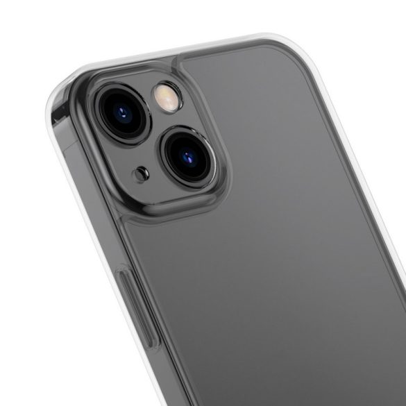 Baseus Frosted Glass iPhone 13 tok (fekete)