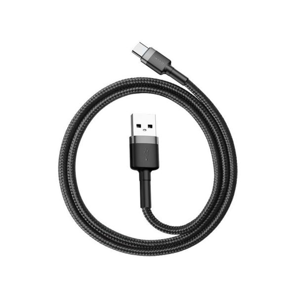 USB-USB-C kábel Baseus Cafule 2A 2m (szürke-fekete)