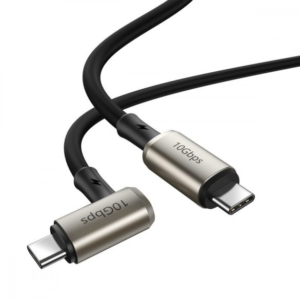 USB-C-USB-C kábel, ferde 3.1 Baseus Hammer, 100 W, PD, 4K 1,5 m (fekete)