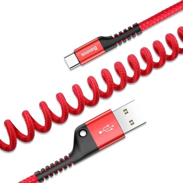 Baseus Spring USB-USB-C kábel 1m 2A (piros)