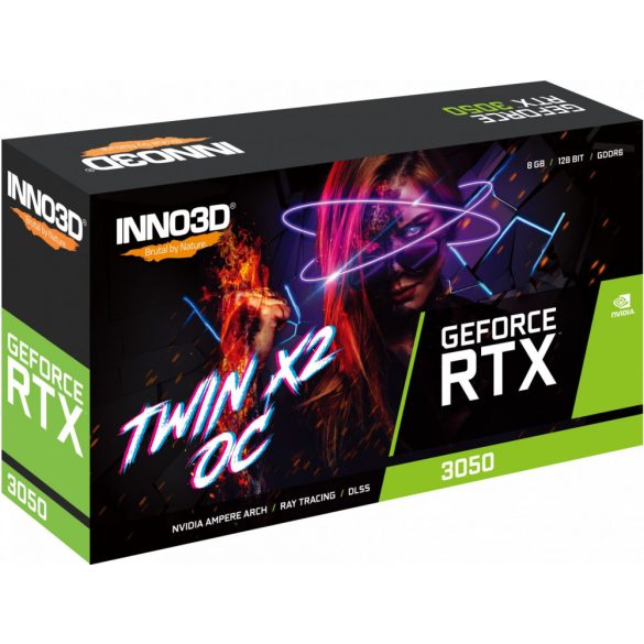 Inno3D GeForce RTX3050 8GB DDR6 Twin X2 OC
