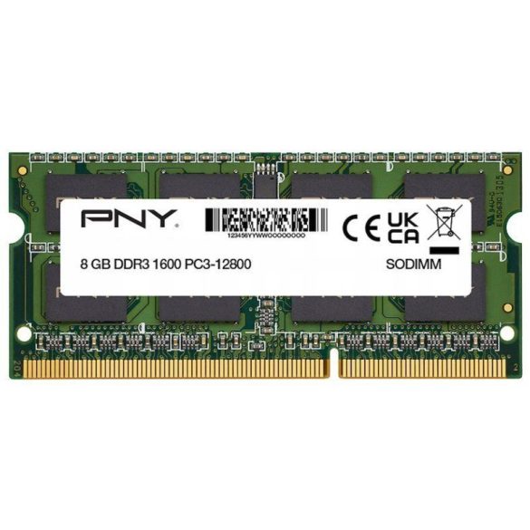 PNY 8GB DDR3 1600MHz SODIMM