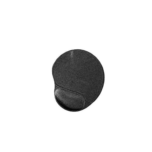 Gembird MP-GEL-BLACK zselés csuklótámaszos Egérpad Black