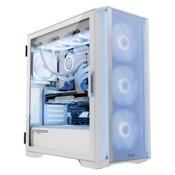 Modecom Horizon ARGB Flow Tempered Glass White