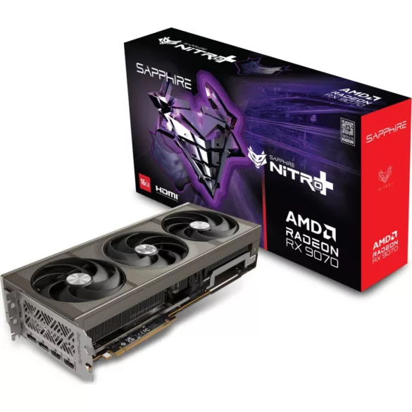 Sapphire Radeon RX9070 16GB DDR6 Nitro+ Gaming OC