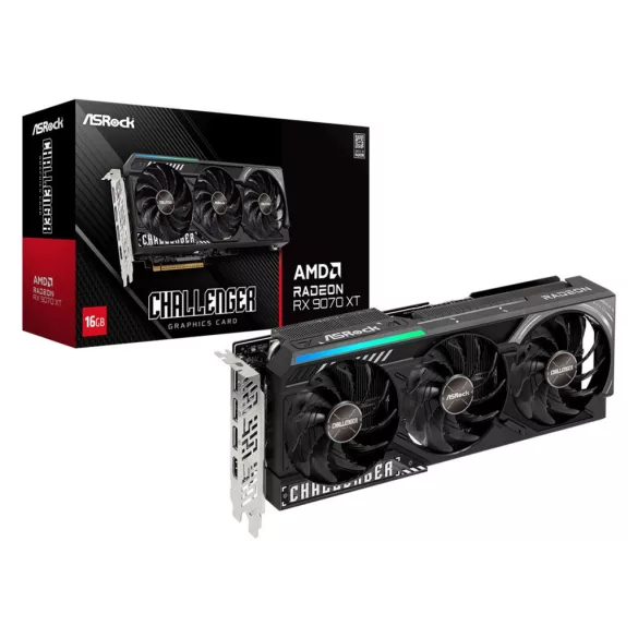 ASRock Radeon RX9070 XT Challenger 16GB
