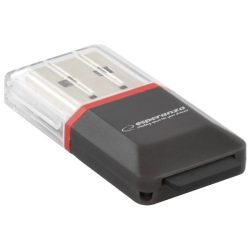 Esperanza MICRO SD USB 2.0 kártyaolvasó Fekete EA134K