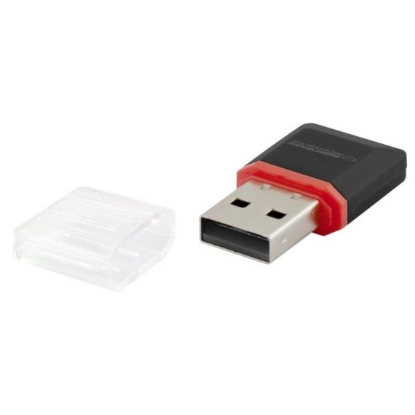 Esperanza MICRO SD USB 2.0 kártyaolvasó Fekete EA134K