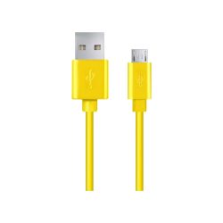 Esperanza MICRO USB KÁBEL2.0 A-B M/M 0.8M sárga