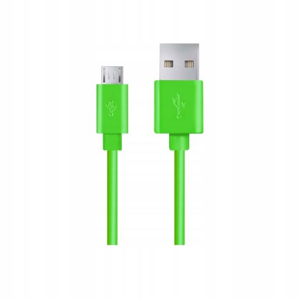Esperanza MICRO USB KÁBEL2.0 A-B M/M 0.5M Zöld