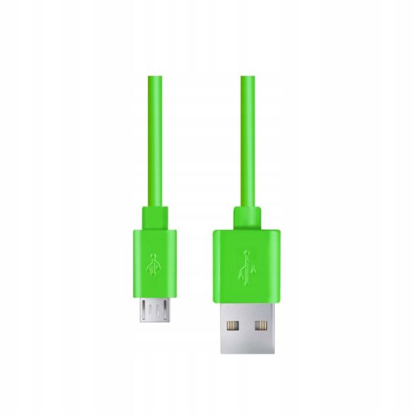 Esperanza MICRO USB KÁBEL2.0 A-B M/M 0.5M Zöld