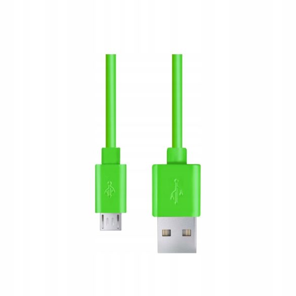 Esperanza MICRO USB KÁBEL2.0 A-B M/M 0.5M Zöld