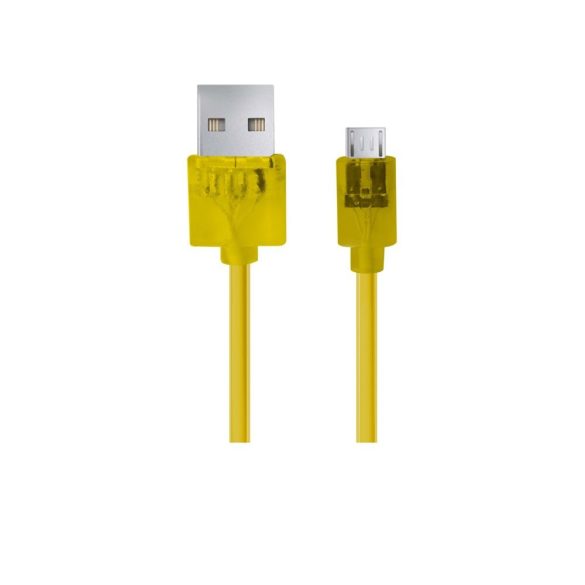 Esperanza MICRO USB KÁBEL2.0 A-B M/M 2.0M FONOTT sárga