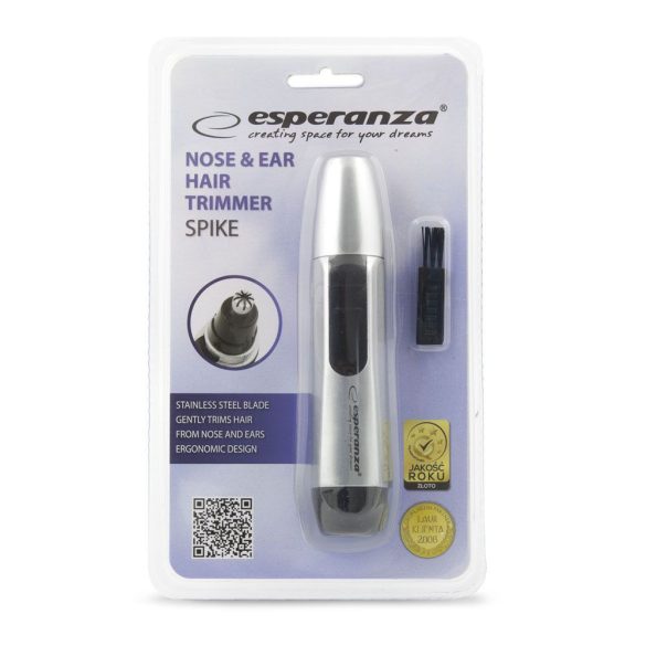Esperanza Spike trimmer orr és fülszőr nyíró ezüst-fehér EBG004S