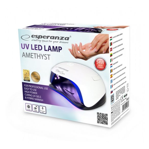 Esperanza EBN005 Amethyst uv led körömlámpa 54W