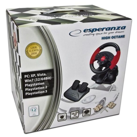 Esperanza kormány PC/PSX/PS2/PS3 USB HIGH OCTANE