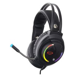   Esperanza STEREO gamer mikrofonos fejhallgató RGB NIGHTSHADE EGH470