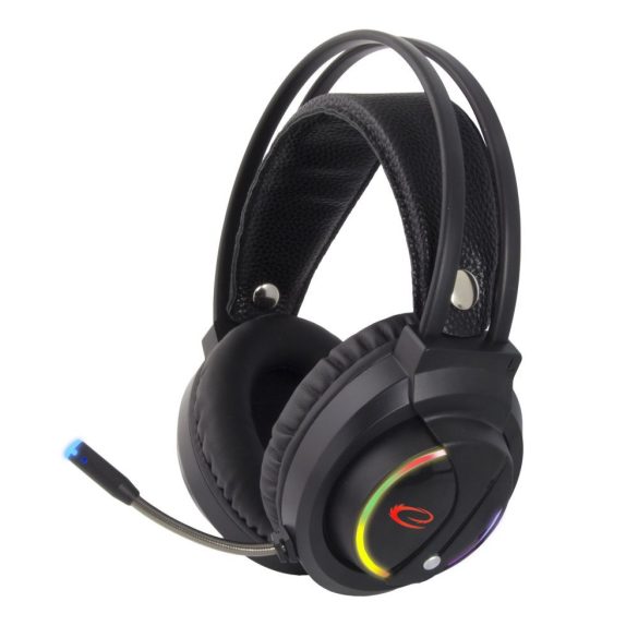 Esperanza STEREO gamer mikrofonos fejhallgató RGB NIGHTSHADE EGH470