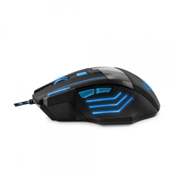 Esperanza MX201 Wolf USB Gamer egér, fekete-kék