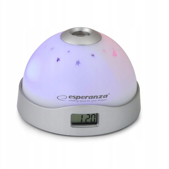 Esperanza Projektoros óra led világítással ébresztő funkcióval EHC001
