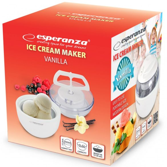 Esperanza EKI001 Vanilla fagylaltkészítő - fehér