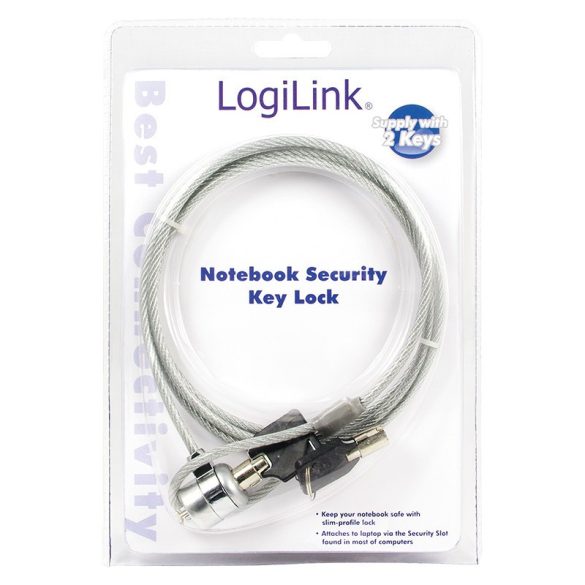 Logilink NBS003 kulcsos biztonsági notebook zár
