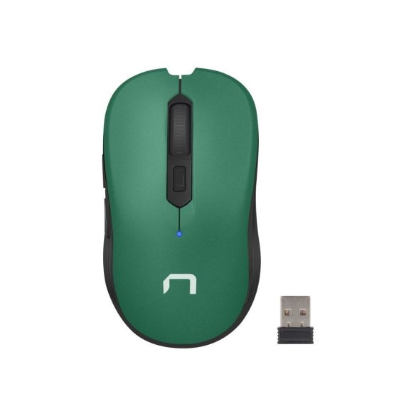 NATEC Vezeték nélküli egér Robin Zöld 1600 DPI
