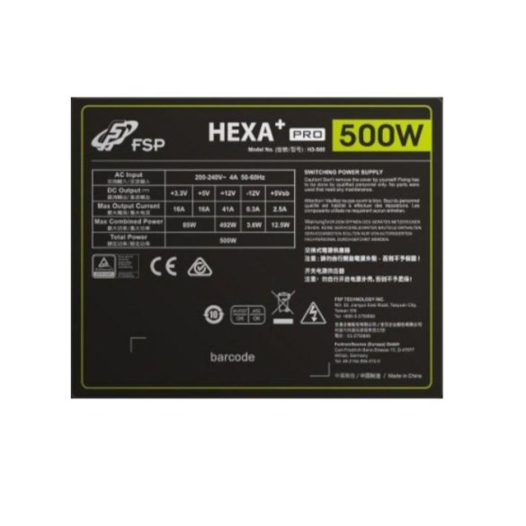 Power SupplyFortron HEXA+ PRO 500W