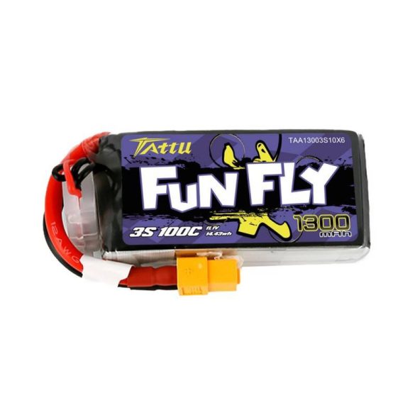 Tattu Funfly 1300mAh 11.1V 100C 3S1P akkumulátor