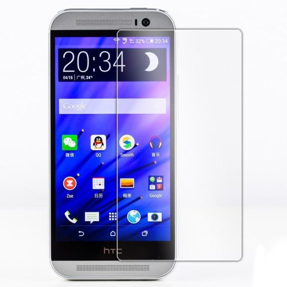 Premium kijelzővédő üvegfólia HTC M8 mobiltelefonhoz